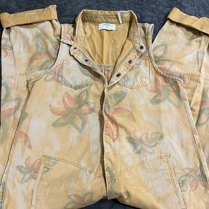 One Teaspoon Tropical Braxton Utility Jumpsuit-New -no tags